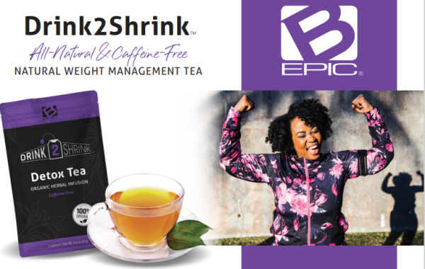 B-EPIC Organic Detox Tea – Caffeine-Free Cleanse & Slim