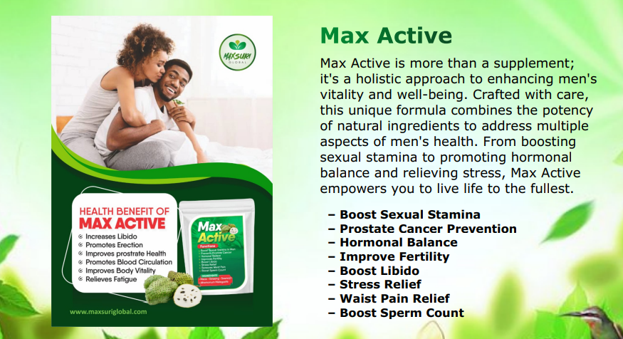Male vitality booster