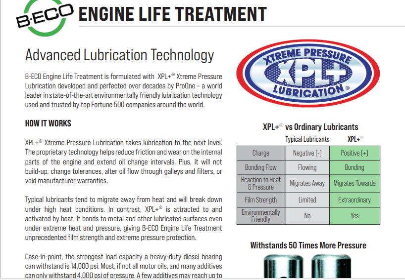high mileage engine treatment