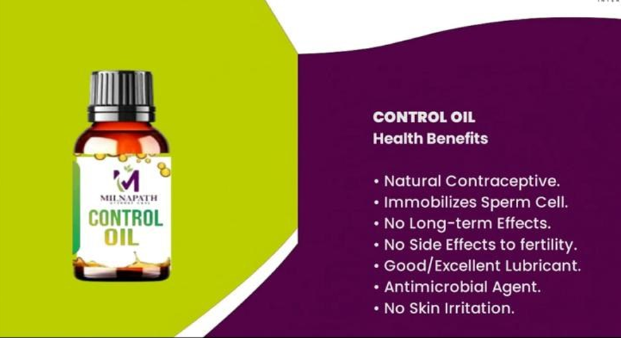 Organic Contraceptive Oil