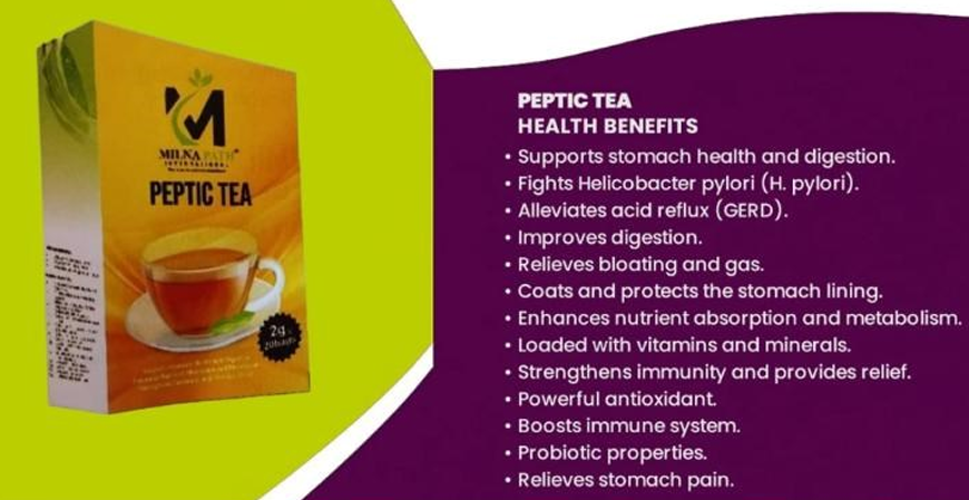 herbal tea for peptic ulcer relief