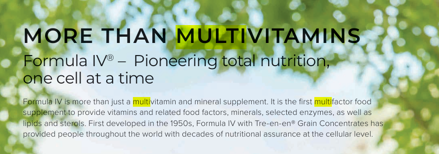 Daily multivitamin benefits