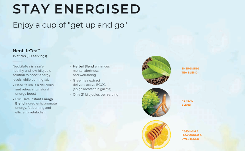 Metabolism boosting tea